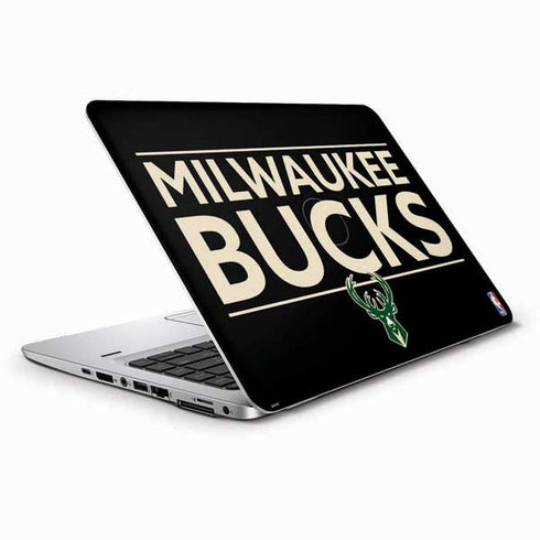 NBA Milwaukee Bucks Standard - Black HP Elitebook Skin